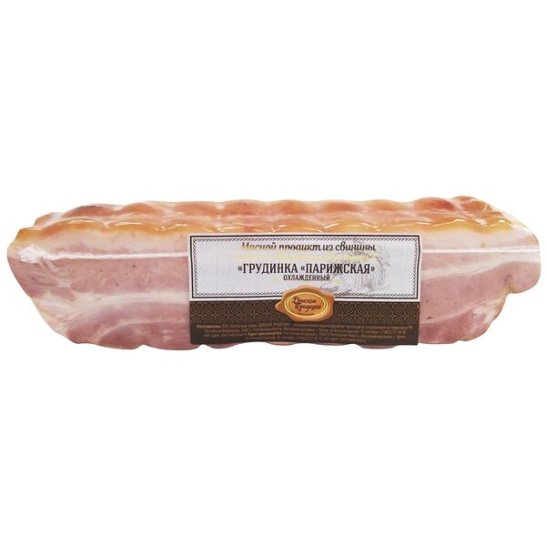 Грудинка свиная Донские традиции Парижская варёно-копчёная категория Г, 300г