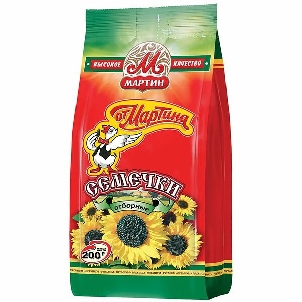 Семечки От Мартина отборные обжаренные 200 г