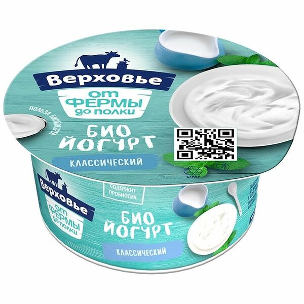 Биойогурт детский Классический 3.5% Верховье, 150г