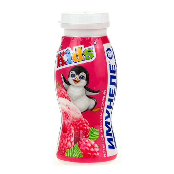 Напиток кисломолочный Имунеле For Kids Малиновый пломбир 1,5%
