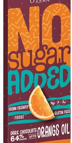 Шоколад горький O'Zera с апельсиновым маслом без сахара 70 % какао