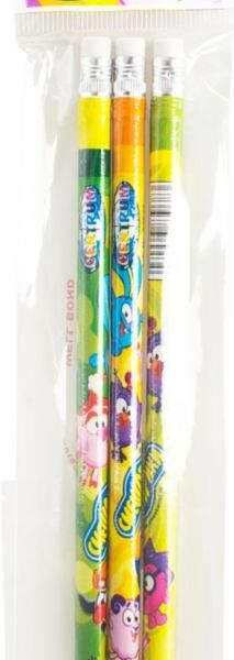 Карандаши чернографитные Смешарики Centrum деревянные с ластиком, 3 шт.