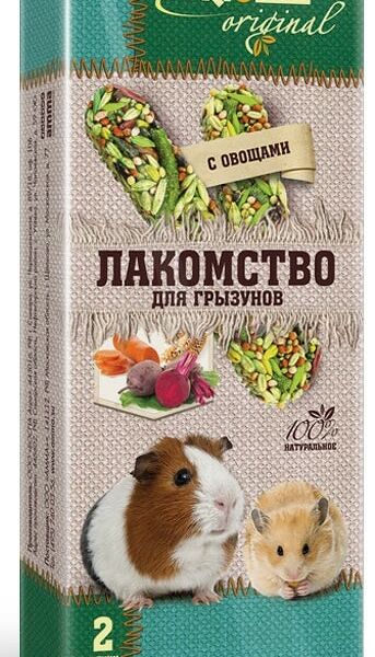 Triol Original палочки с овощами для грызунов (2 шт) 50 г