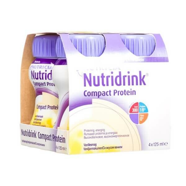 Смесь жидкая Nutridrink Compact Protein 125 мл 4 шт ваниль