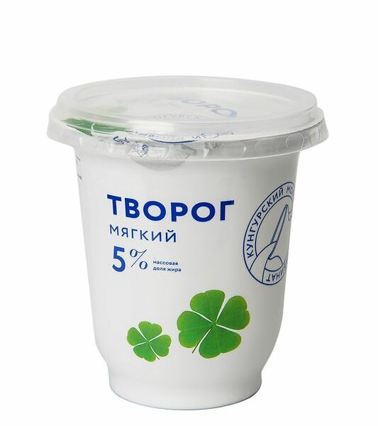 Творог Кунгурский молочный комбинат мягкий 5%