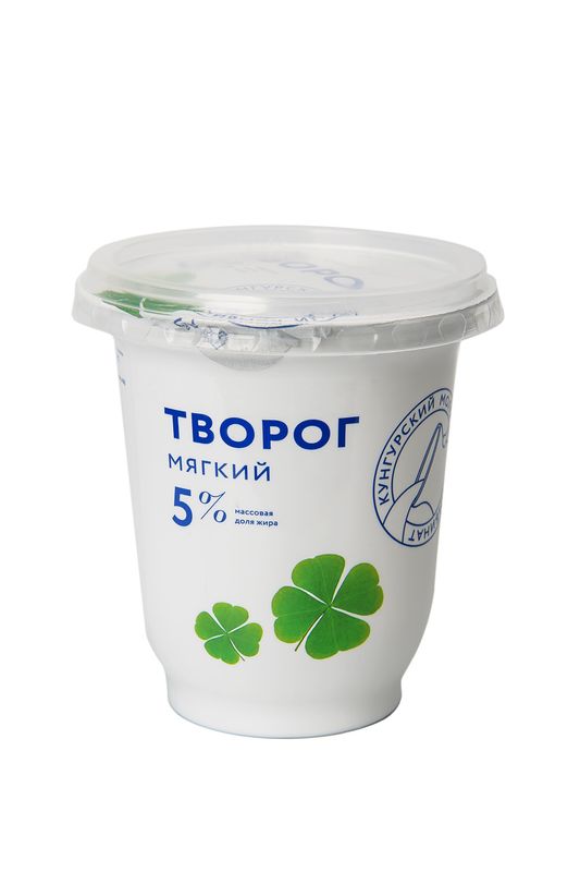 

Творог Кунгурский молочный комбинат мягкий 5% 300 г