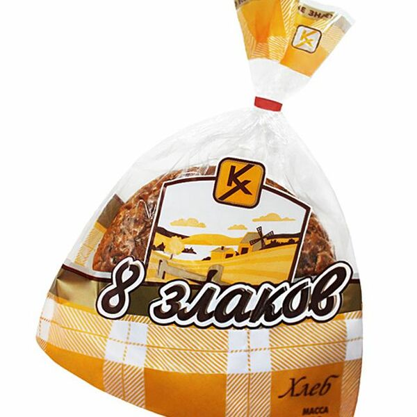 Хлеб Клинский ХК 8 злаков подовый, 300г