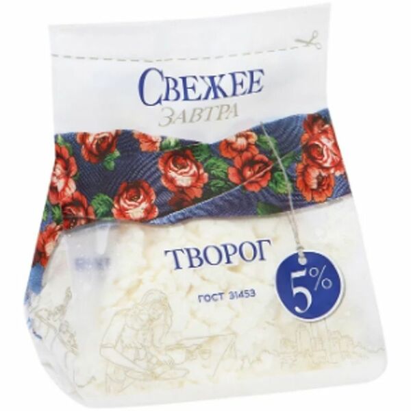 Творог Свежее Завтра 5%, 200г