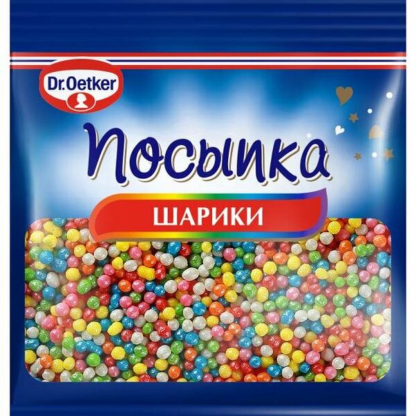 Посыпка Dr.Oetker цветная Шарики