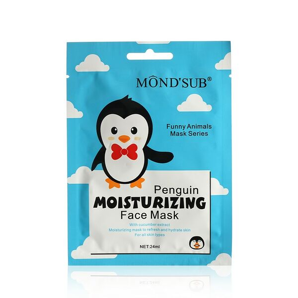 Увлажняющая маска для лица Mond'Sub Funny Animals Пингвин