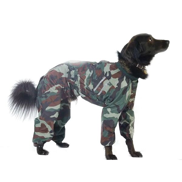 Комбинезон холодный для собак Стаффордширский терьер камуфляж 3XL (мальчик)