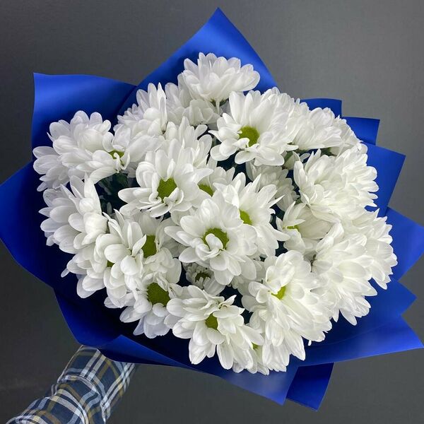 Букет из 5 хризантем