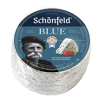 Сыр мягкий с голубой плесенью BLUE 54% Schonfeld Аргентина, БЗМЖ