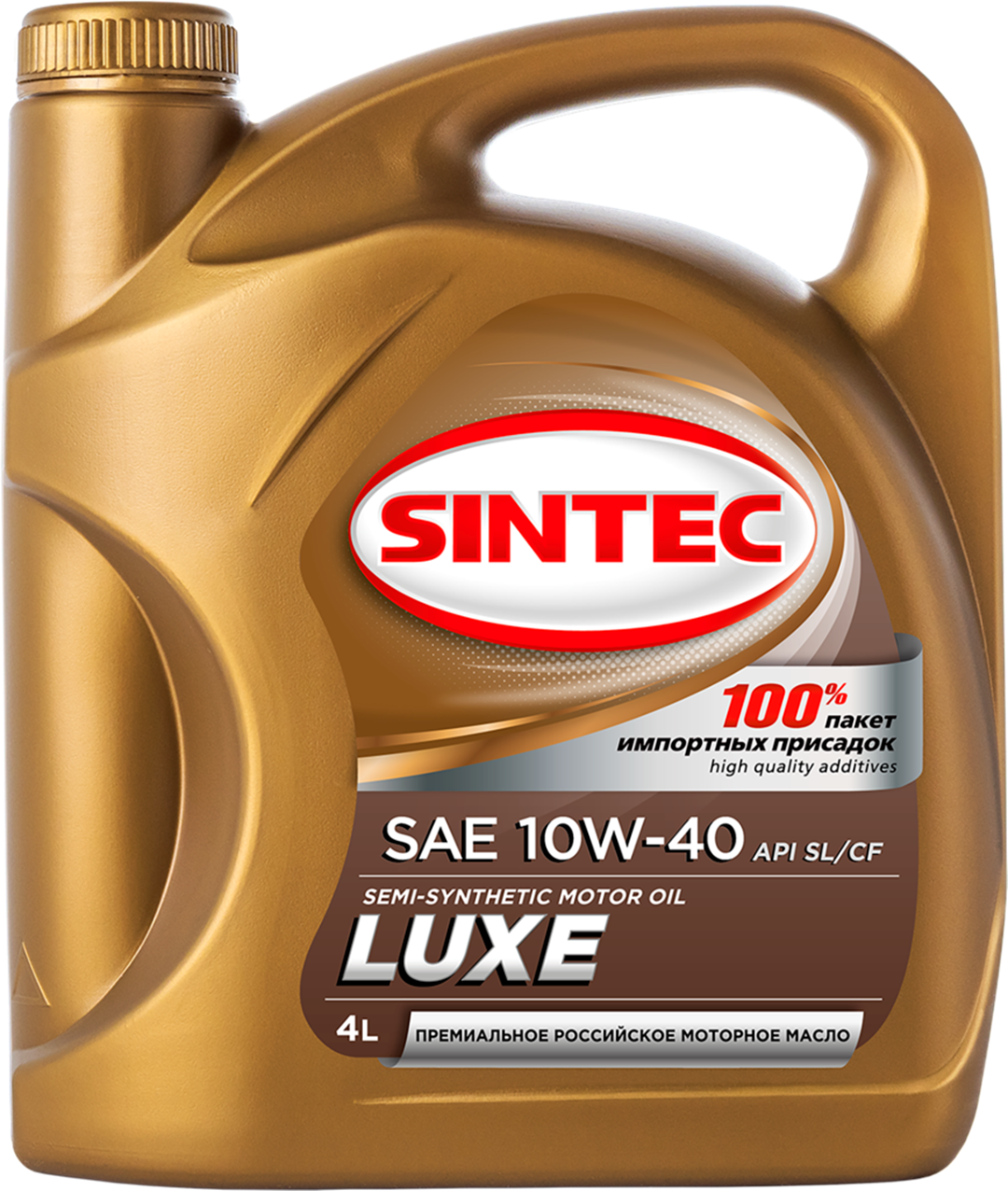 

Масло моторное полусинтетическое Sintec SAE 10W-40 API SL/CF 4 л