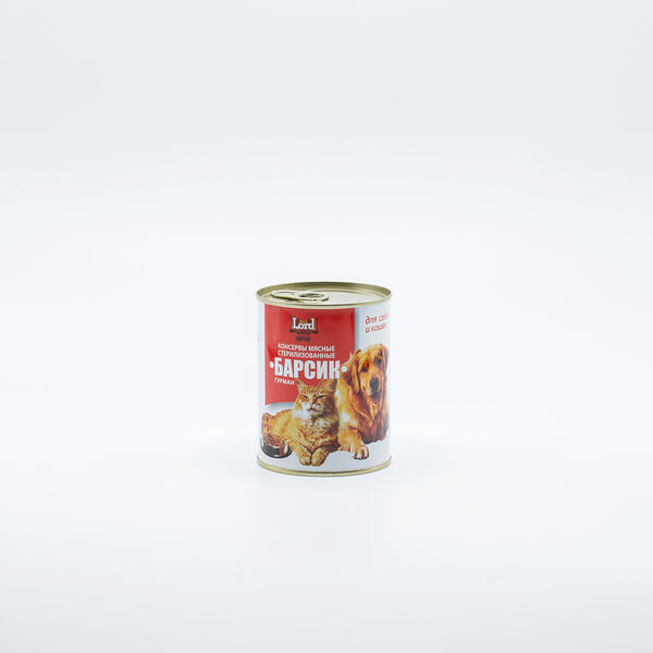 Консервы для животных мяс Барсик Гурман,338гр