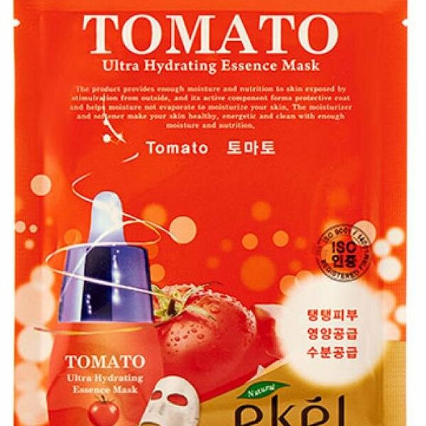 Маска тканевая для лица Ultra (Ультра) с экстрактом томата ТМ Ekel (Экель)