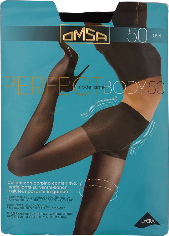 

Колготки женские Omsa Perfect Body черный 50 den размер 2