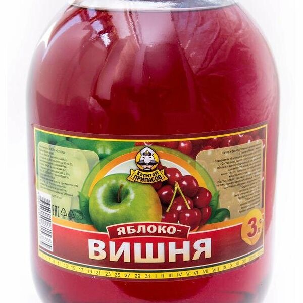 Напиток Капитан Припасов Яблоко-вишня
