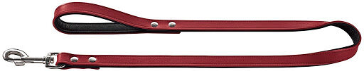 Hunter поводок кожаный Basic 100 см.* 18 мм., Красный