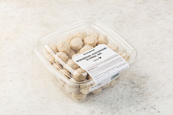 Фрикадельки классические из птицы, заморозка Продукт замороженный 