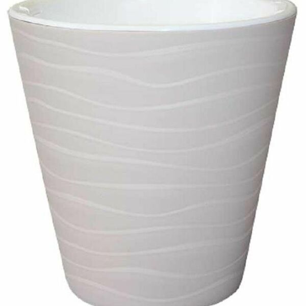 Горшок Валенсия жемчуг Ø21,5 см, 23,5 см ТМ Пласт Авеню