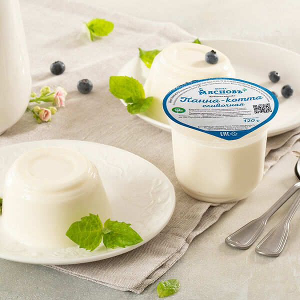 Десерт сливочный Панна-котта ванильная 10% МясновЪ Ферма