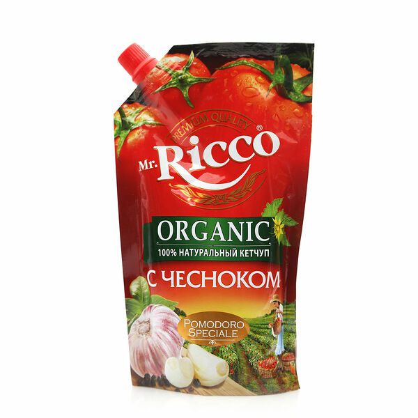 Кетчуп с чесноком Mr.Ricco, 350г