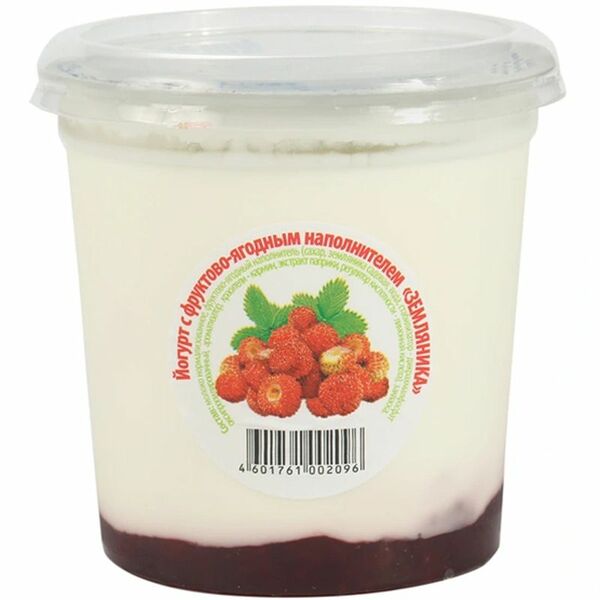 Йогурт Царка земляника 3.5%, 400г