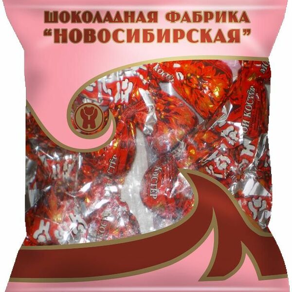 Конфеты ШФ Новосибирская Мой костер с кремовым корпусом