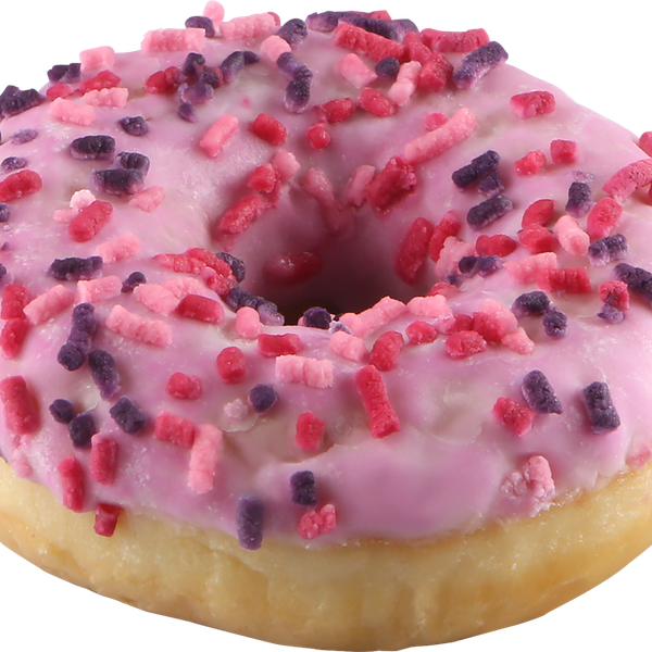 Донат с начинкой из лесных ягод