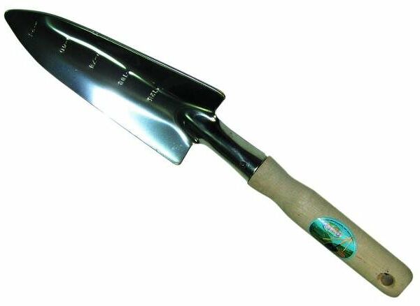 Совок посадочный Инструм-Агро с деревянной ручкой, 37 см