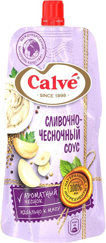 

Соус Calve сливочно-чесночный 230 г