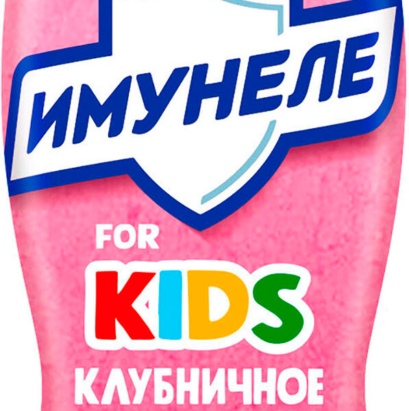 Напиток кисломолочный Имунеле детский Клубничное мороженое 1.5% 100г