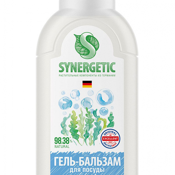 Гель-бальзам для мытья посуды Synergetic Pure 0%