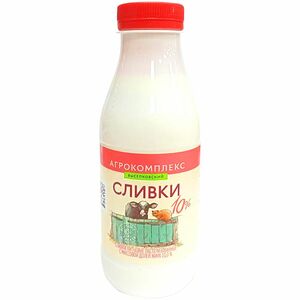 Сливки Агрокомплекс 10% 400мл