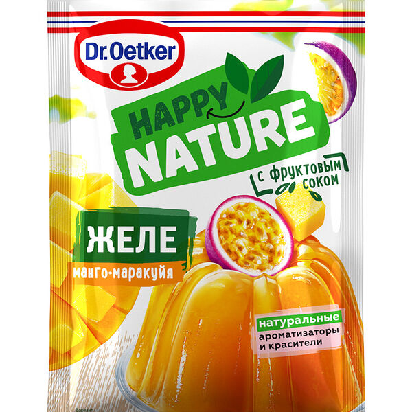 Желе Dr.Oetker со вкусом манго и маракуйи