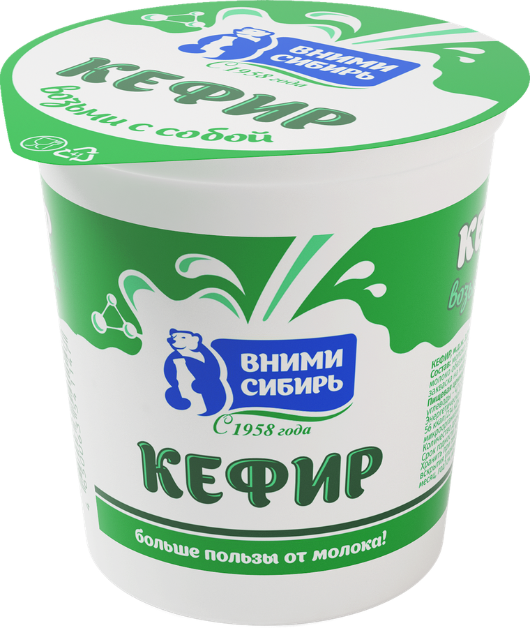 

Кефир Вними-Сибирь без змж 3.2% 200 г