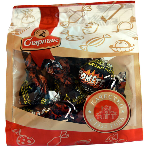 Конфеты Прометей з.пл.мет. вес 150г Спартак