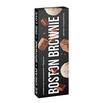 Десерт - мороженное Boston Brownie Брауни с бисквитом