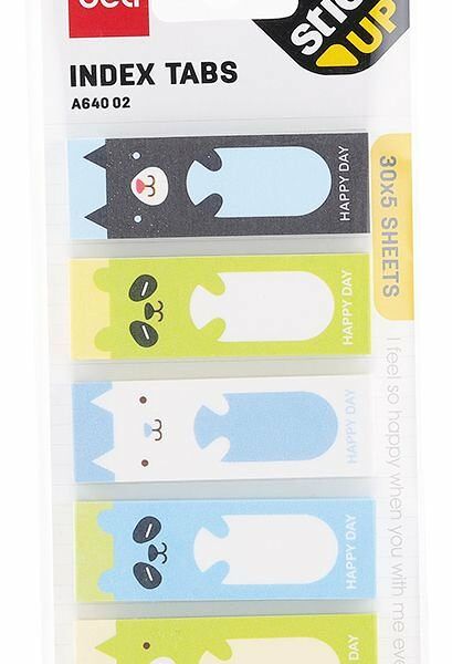 Закладки самоклеющиеся Deli 30 х 2 см