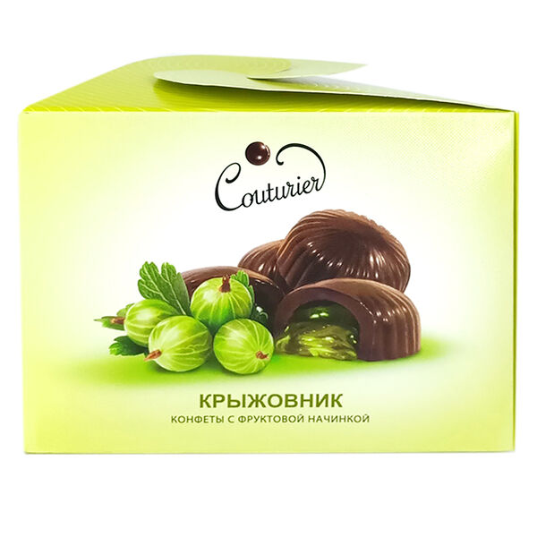 Шоколадные конфеты в коробке Varenye со вкусом крыжовника 115г Couturier