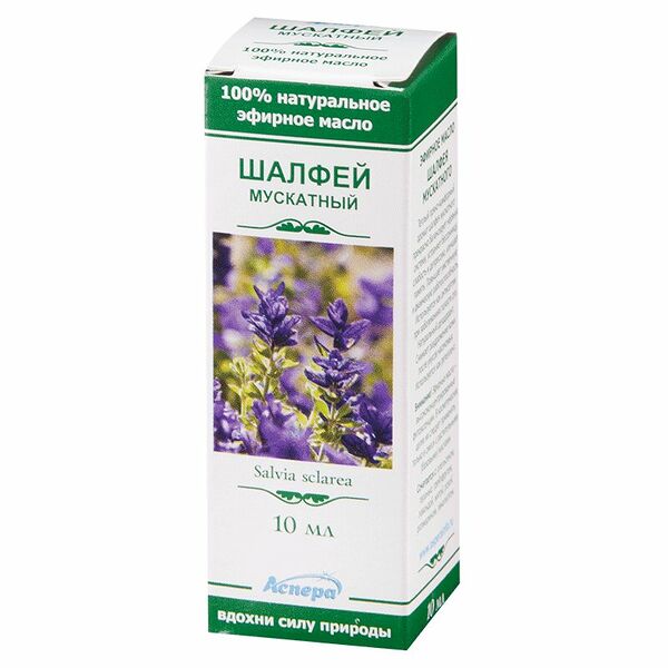 Эфирное масло Аспера шалфей 10 мл