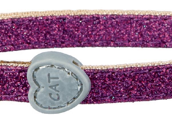 Glitter Ошейник для кошки, нейлон 21х1 см