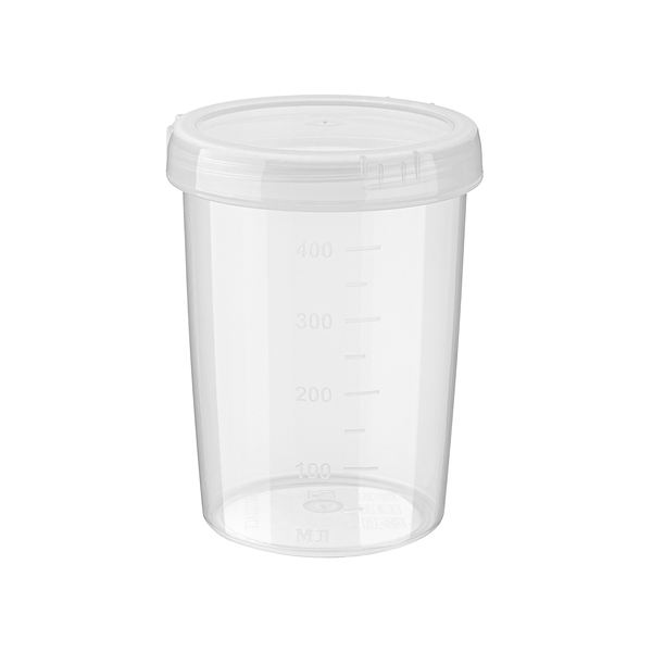 Банка Бытпласт Твист 500 мл, 9 х 9 х 12 см, 1 шт