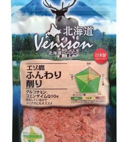 Лакомство Japan Premium Pet 40гр Мясная нарезка с коэнзим Q10 на основе японской горной оленины