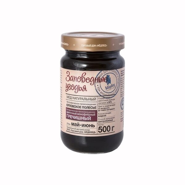 Мед Заповедные угодья Гречишный натуральный 