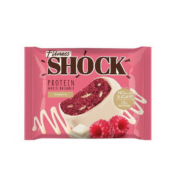 Брауни Fitnes shock protein brownie малиновый 50г