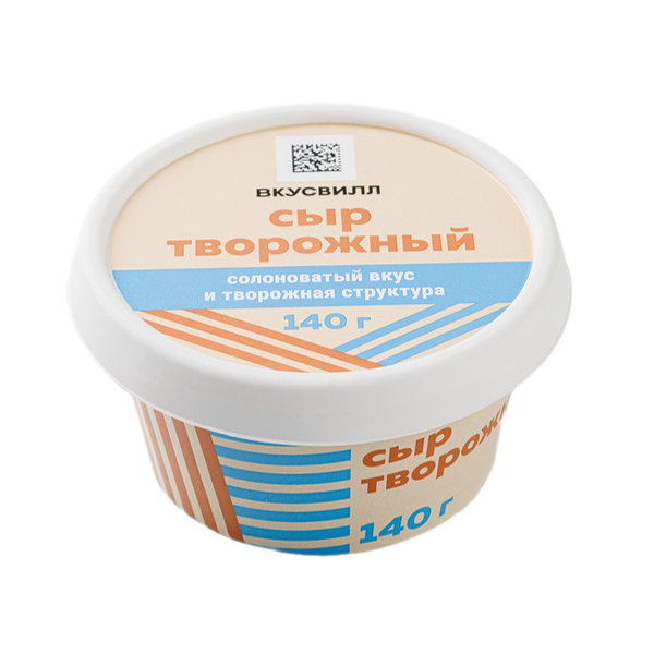 Сыр творожный Вкусвилл, 140 г