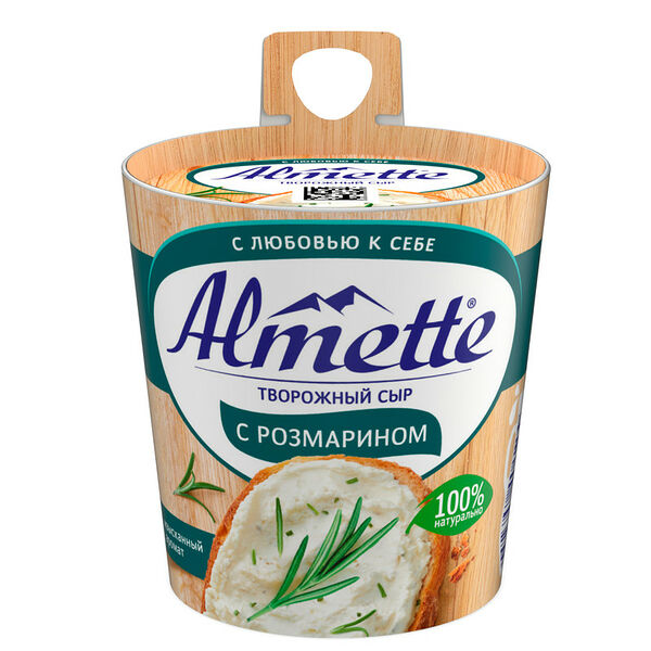 Сыр творожный Almette с розмарином, 60%, 150г