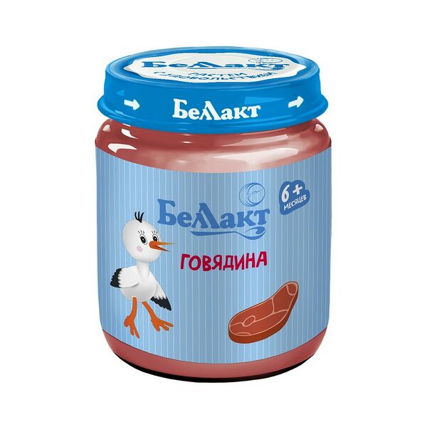 Консерва мясная Беллакт из говядины с 6мес 95г ДП
